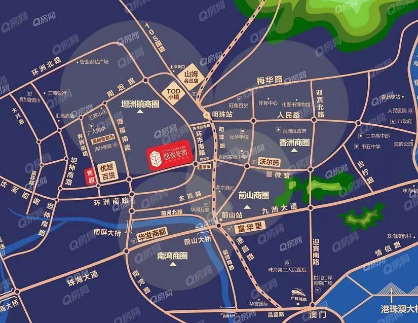 逸駿星園，星光明月花園均價(jià)16000元/平